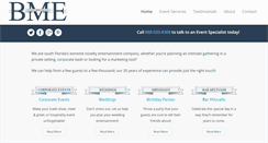 Desktop Screenshot of bme-events.com